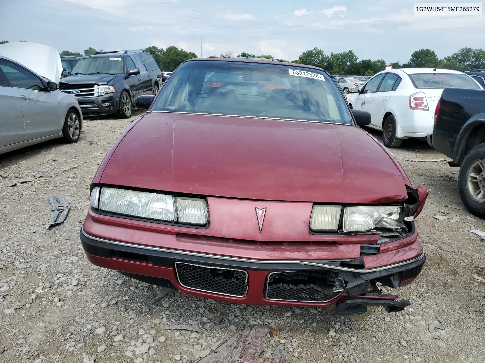 1991 Pontiac Grand Prix Le VIN: 1G2WH54T5MF265279 Lot: 63812324