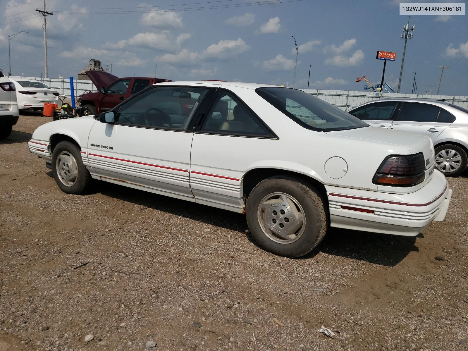 1992 Pontiac Grand Prix Se VIN: 1G2WJ14TXNF306181 Lot: 64316314