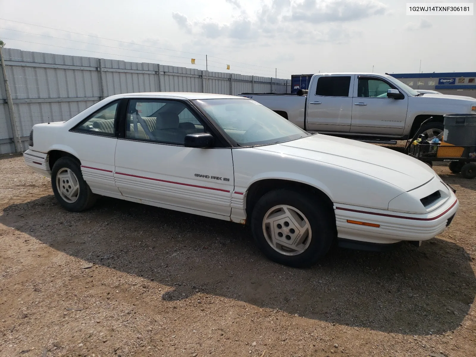 1G2WJ14TXNF306181 1992 Pontiac Grand Prix Se