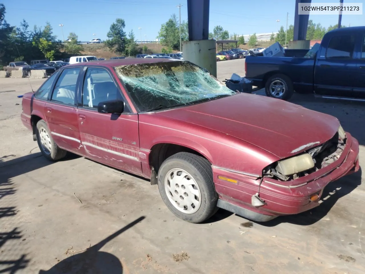 1993 Pontiac Grand Prix Le VIN: 1G2WH54T3PF211273 Lot: 55744104