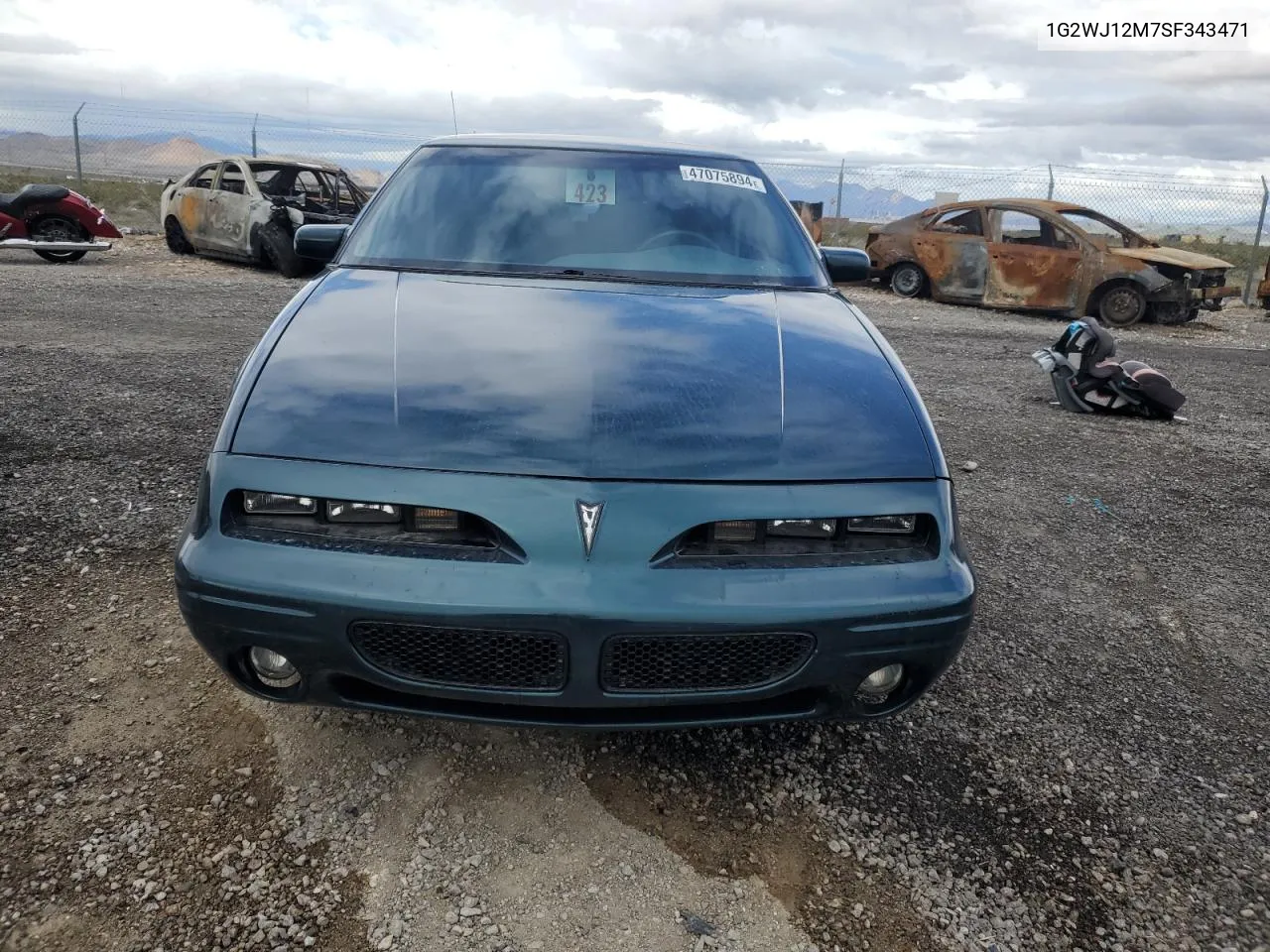 1995 Pontiac Grand Prix Se VIN: 1G2WJ12M7SF343471 Lot: 47075894