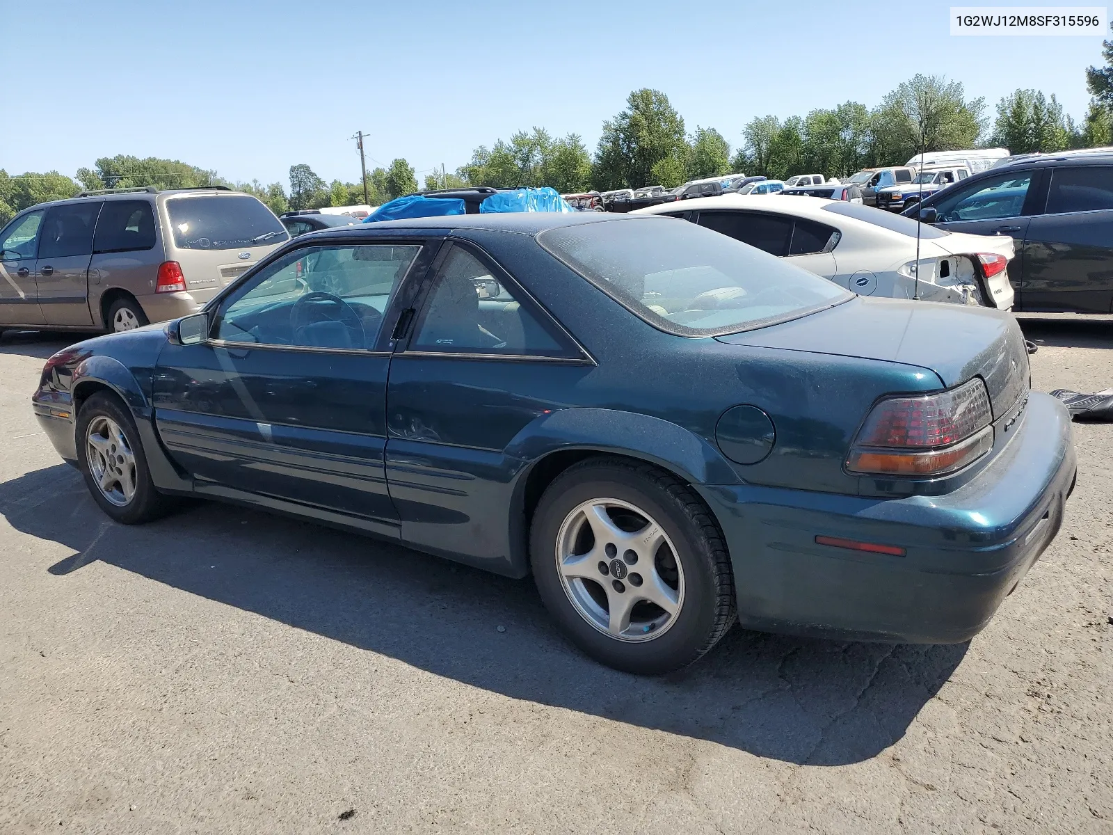 1995 Pontiac Grand Prix Se VIN: 1G2WJ12M8SF315596 Lot: 62710164