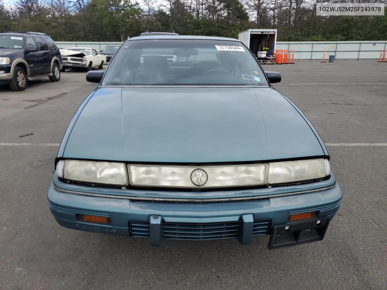 1995 Pontiac Grand Prix Se VIN: 1G2WJ52M2SF243978 Lot: 72758544