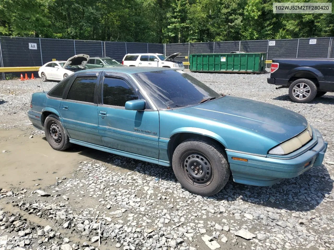 1996 Pontiac Grand Prix Se VIN: 1G2WJ52M2TF280420 Lot: 54311264