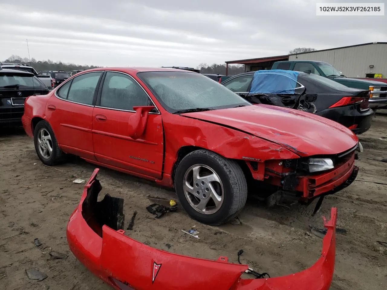 1G2WJ52K3VF262185 1997 Pontiac Grand Prix Se