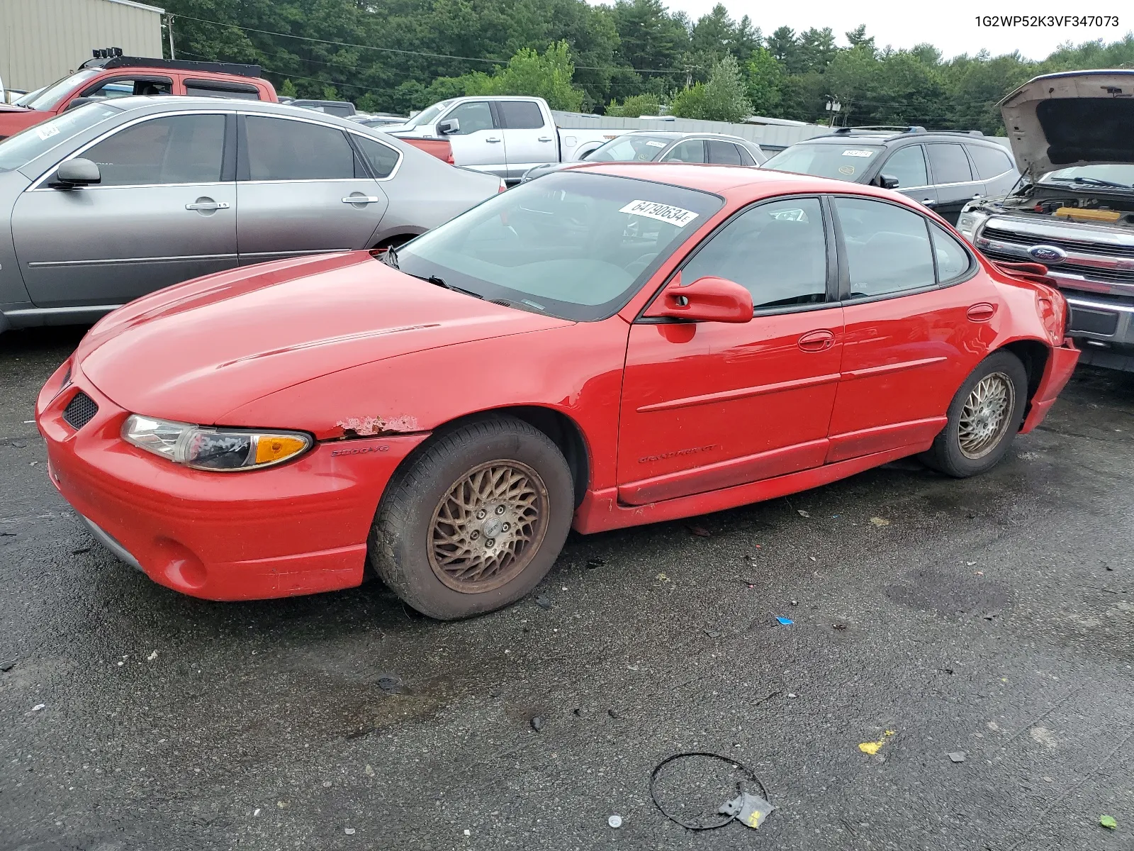 1997 Pontiac Grand Prix Gt VIN: 1G2WP52K3VF347073 Lot: 64790634