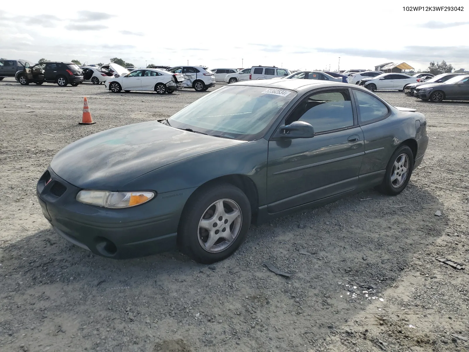 1998 Pontiac Grand Prix Gt VIN: 1G2WP12K3WF293042 Lot: 52362534