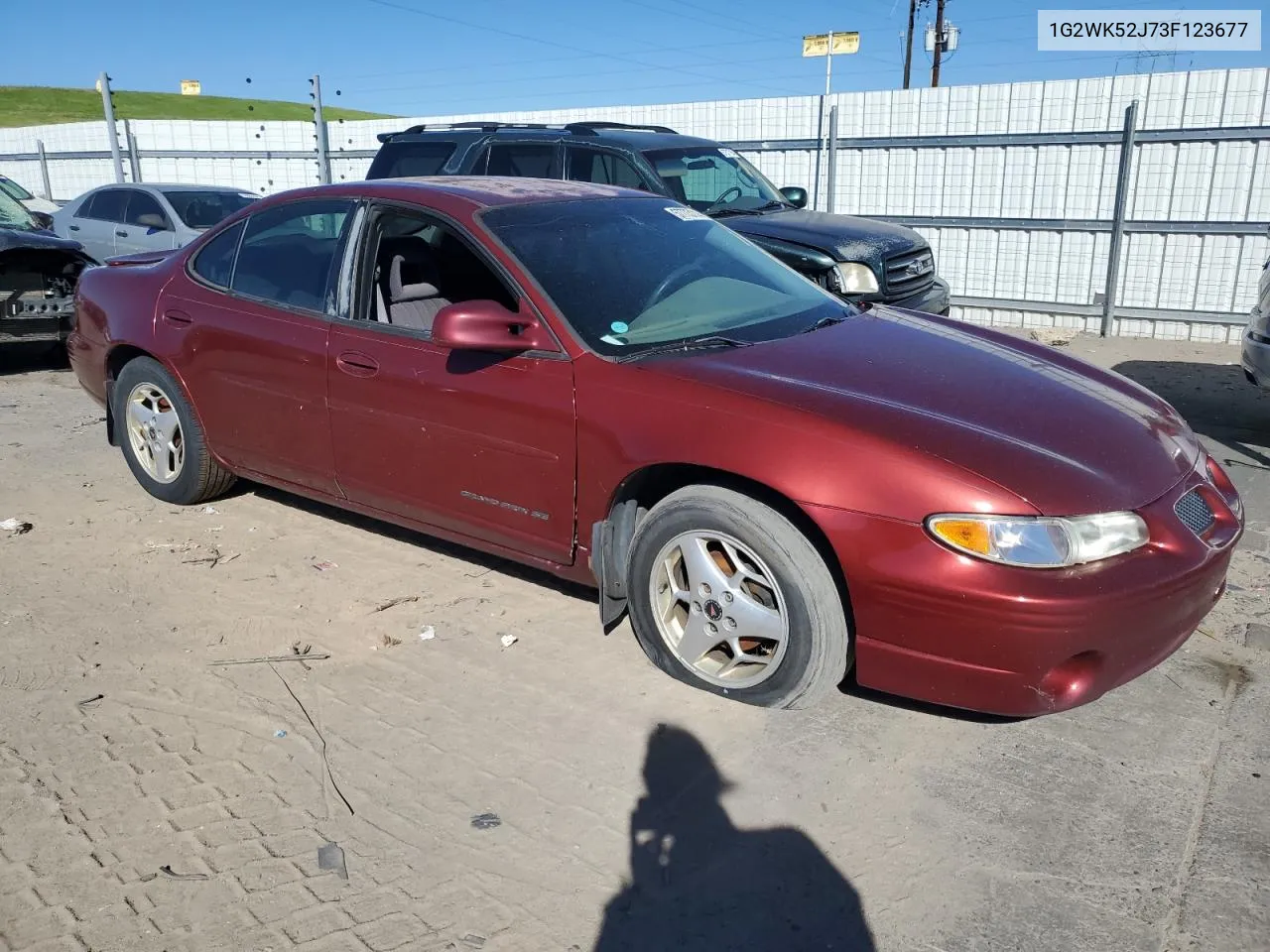 1998 Pontiac Grand Prix Se VIN: 1G2WK52J73F123677 Lot: 57773114