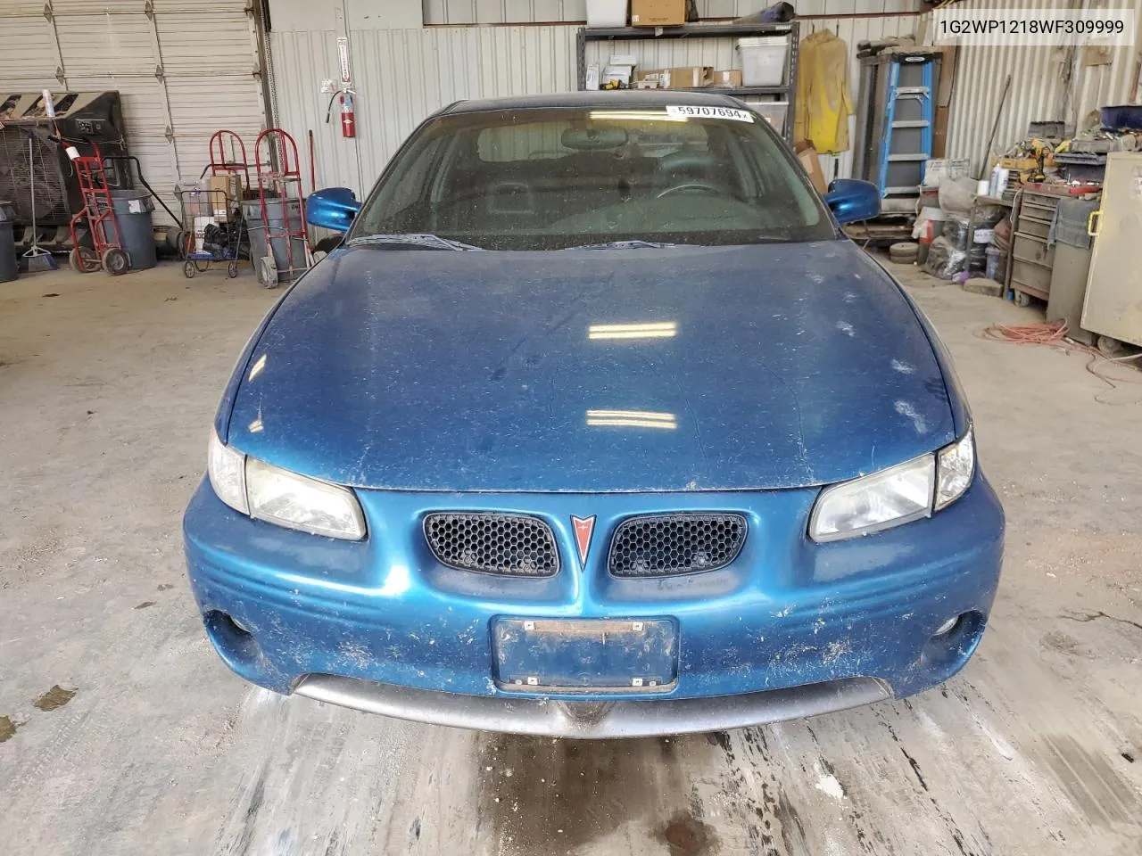 1998 Pontiac Grand Prix Gtp VIN: 1G2WP1218WF309999 Lot: 59707694