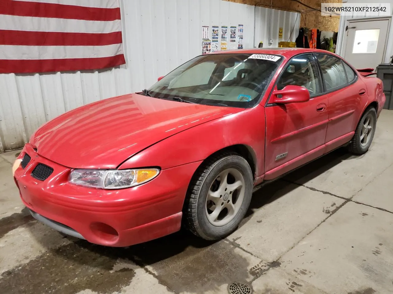 1999 Pontiac Grand Prix Gtp VIN: 1G2WR5210XF212542 Lot: 55660304