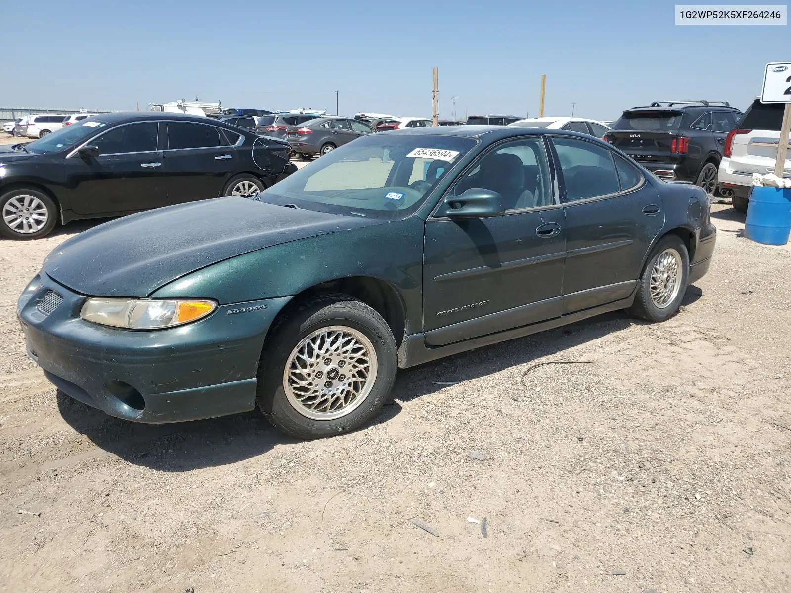 1999 Pontiac Grand Prix Gt VIN: 1G2WP52K5XF264246 Lot: 65436594