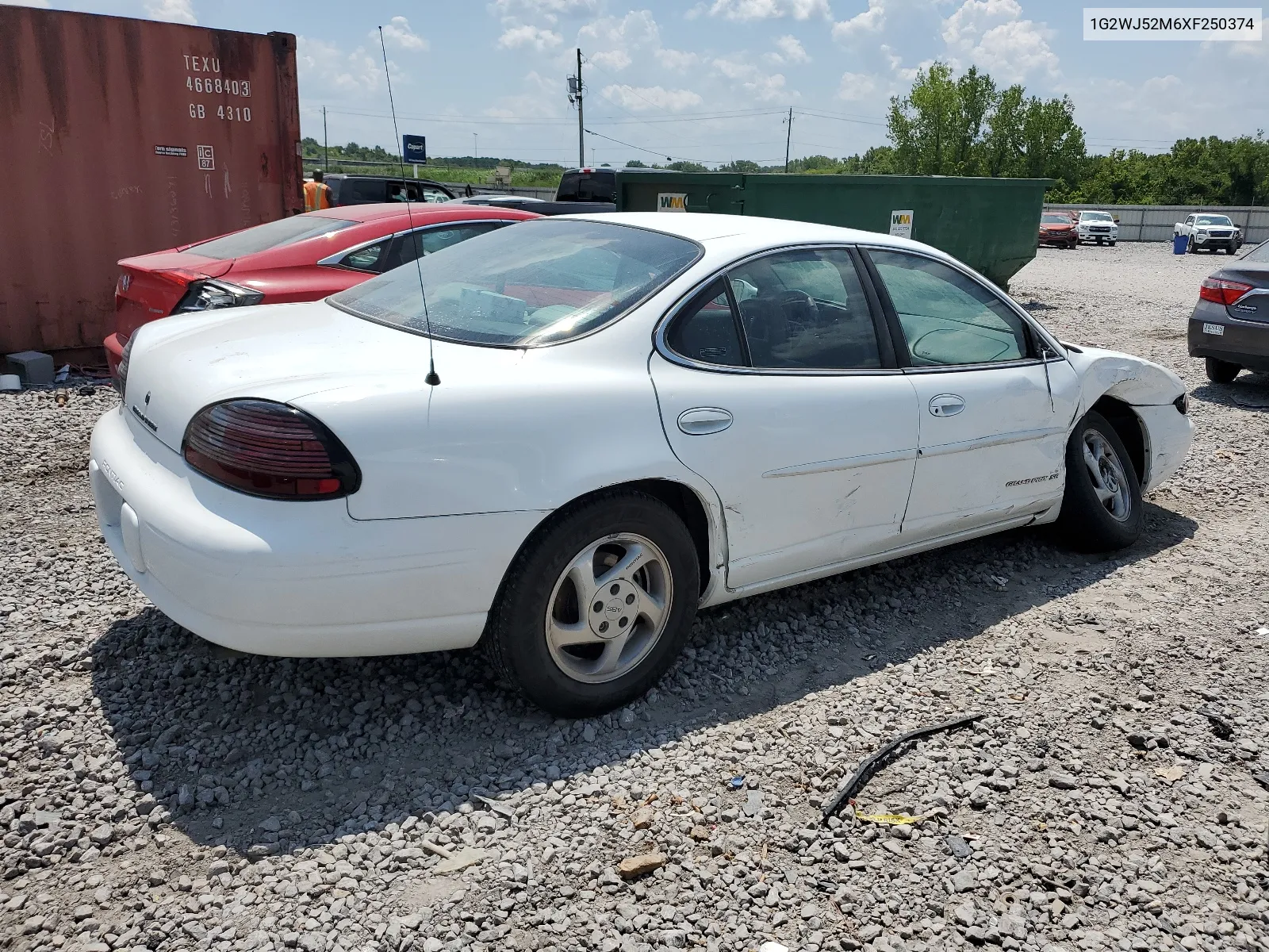 1999 Pontiac Grand Prix Se VIN: 1G2WJ52M6XF250374 Lot: 66391734