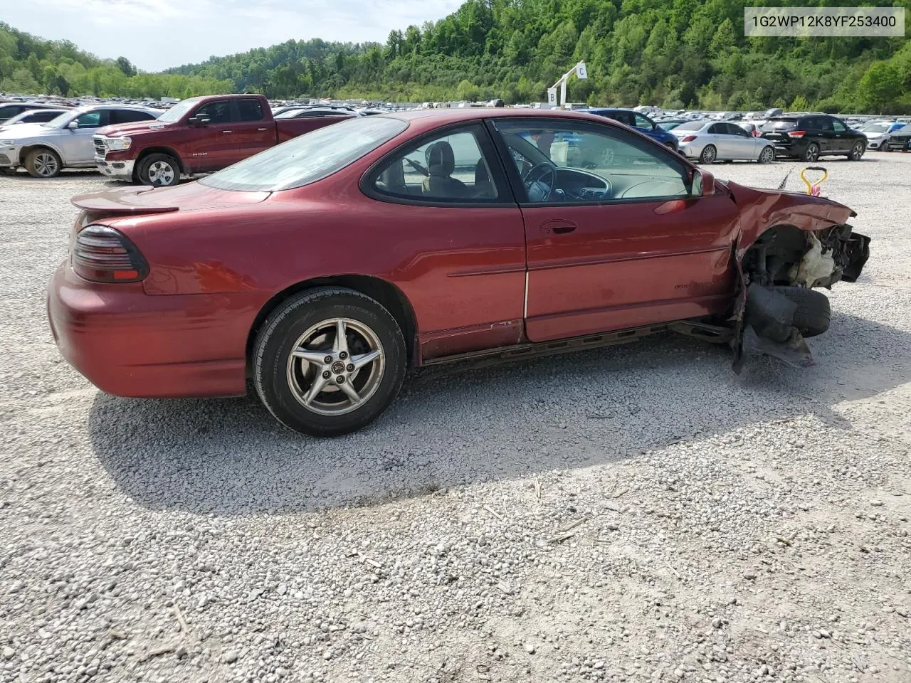 2000 Pontiac Grand Prix Gt VIN: 1G2WP12K8YF253400 Lot: 52011214