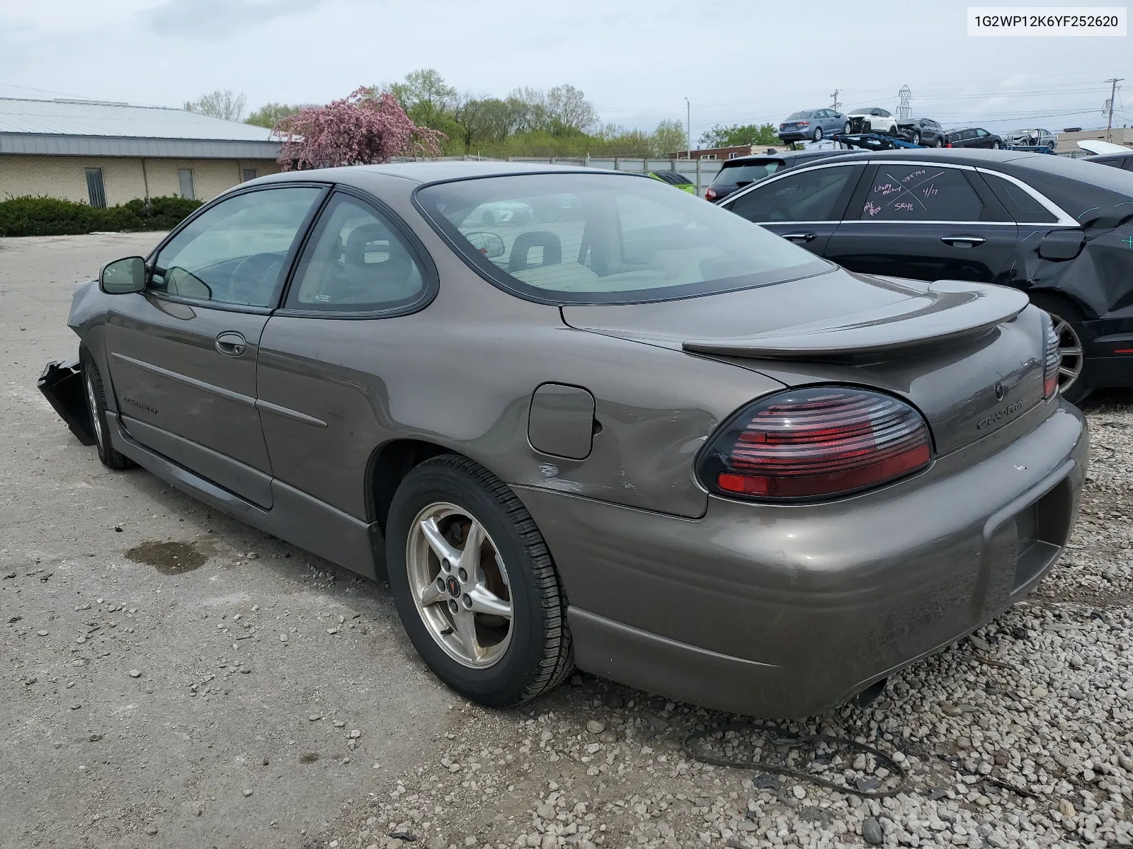 2000 Pontiac Grand Prix Gt VIN: 1G2WP12K6YF252620 Lot: 53286684