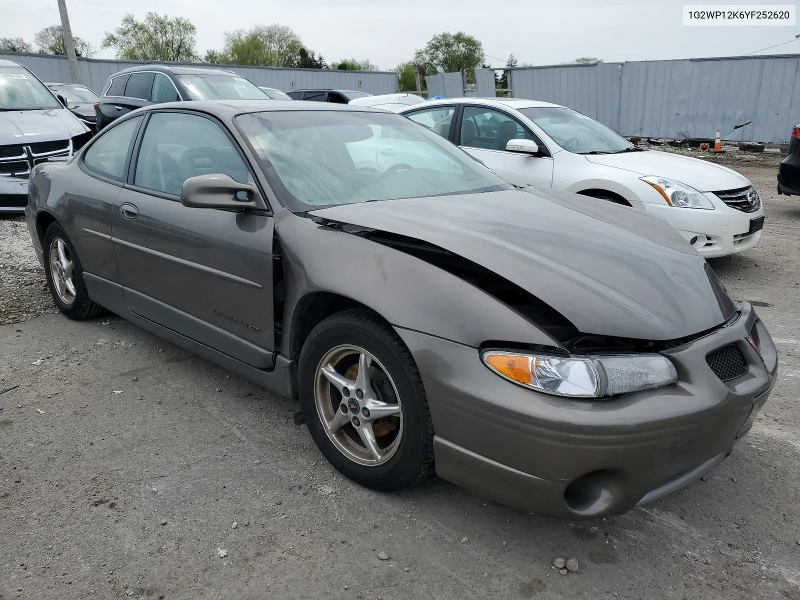 2000 Pontiac Grand Prix Gt VIN: 1G2WP12K6YF252620 Lot: 53286684