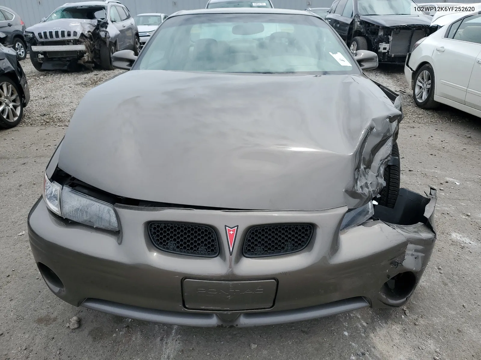 2000 Pontiac Grand Prix Gt VIN: 1G2WP12K6YF252620 Lot: 53286684