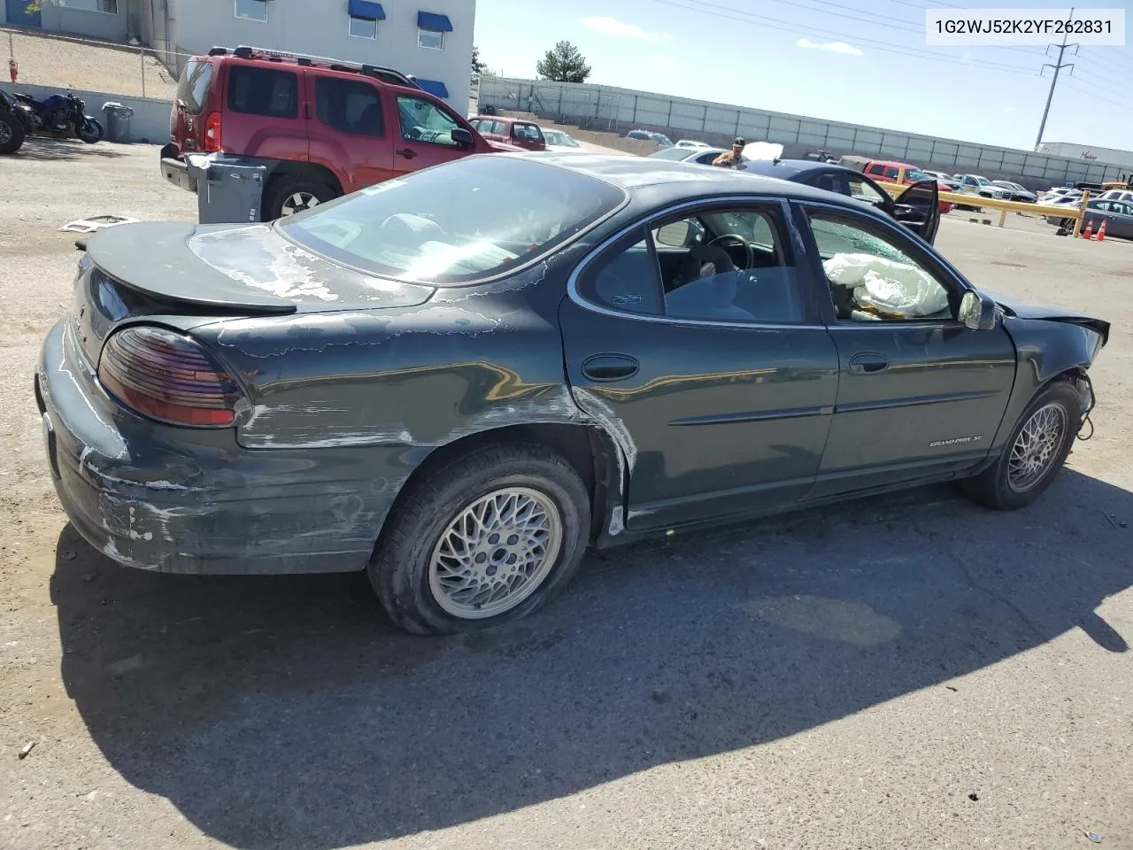 2000 Pontiac Grand Prix Se VIN: 1G2WJ52K2YF262831 Lot: 55406404