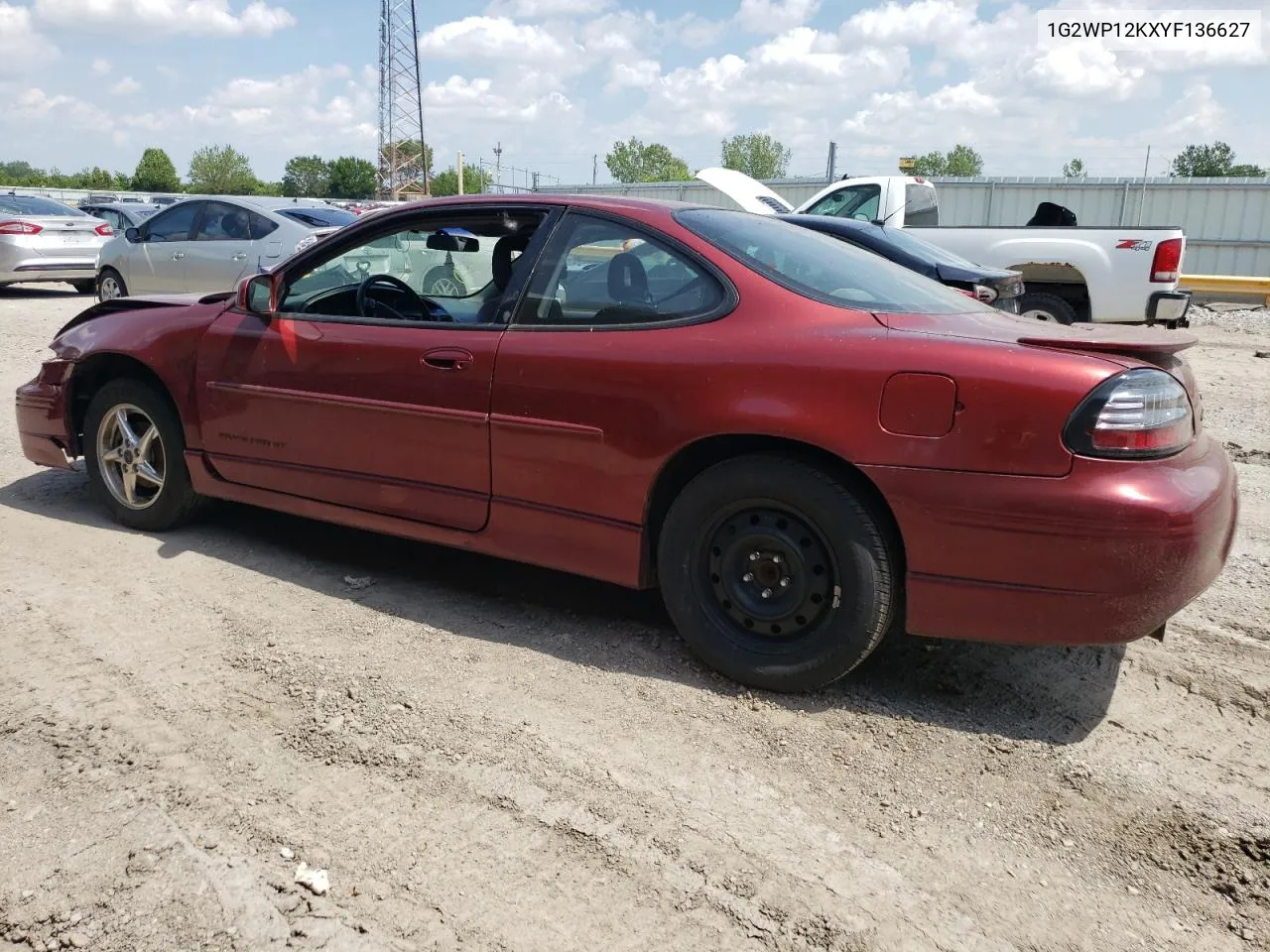 2000 Pontiac Grand Prix Gt VIN: 1G2WP12KXYF136627 Lot: 55559644