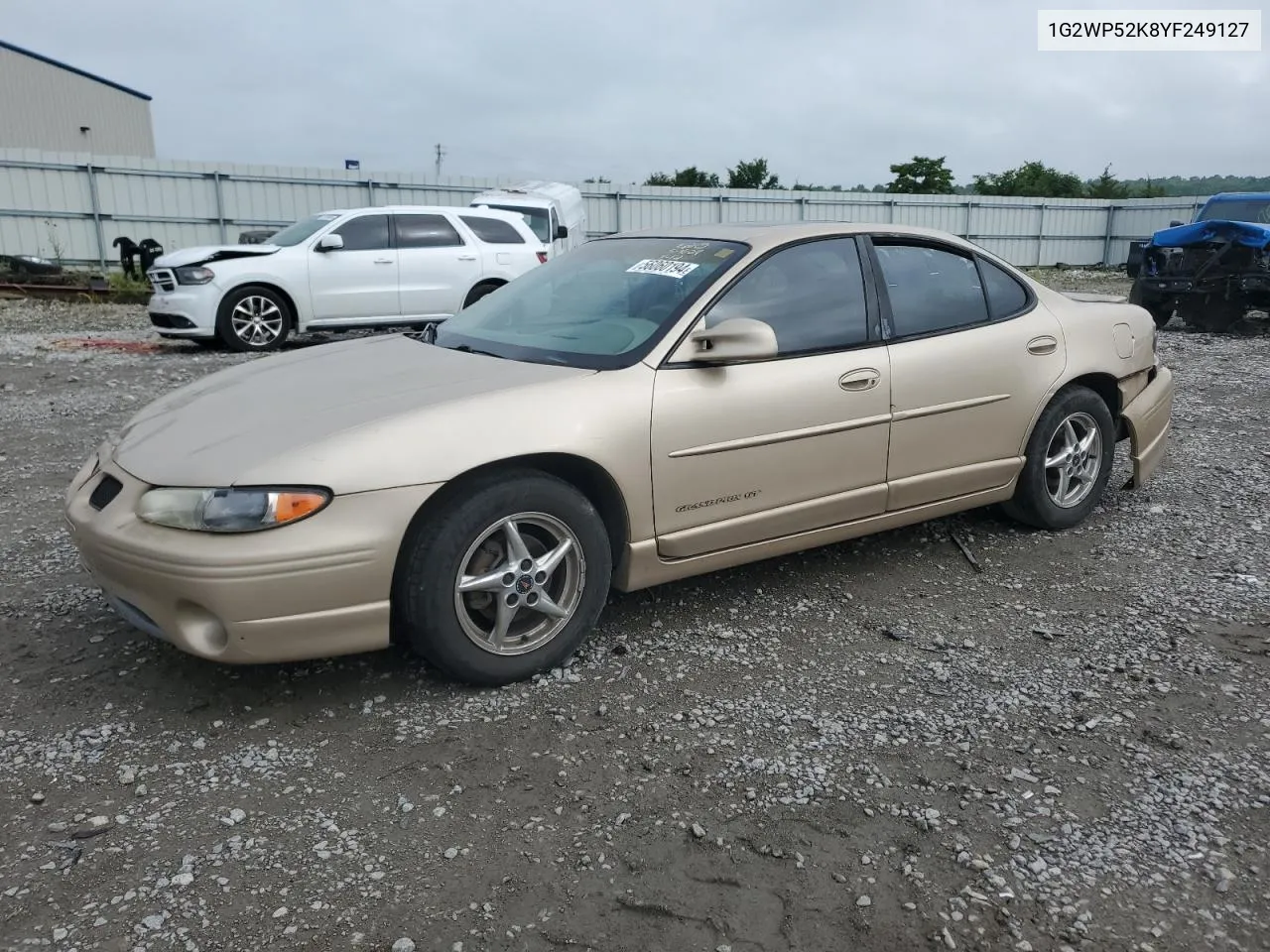 2000 Pontiac Grand Prix Gt VIN: 1G2WP52K8YF249127 Lot: 56060194