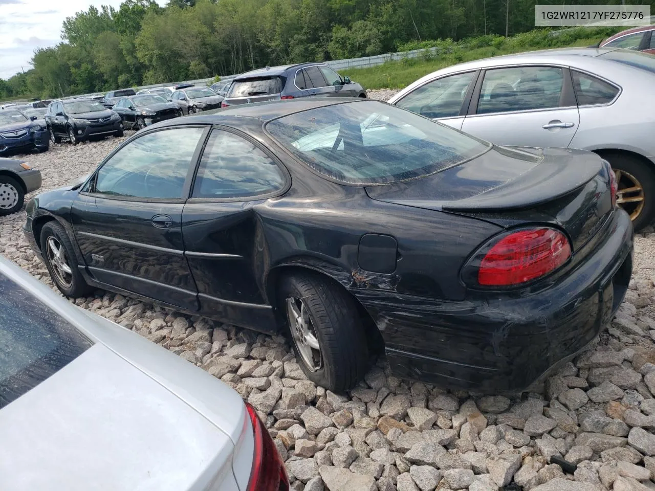 2000 Pontiac Grand Prix Gtp VIN: 1G2WR1217YF275776 Lot: 56564824