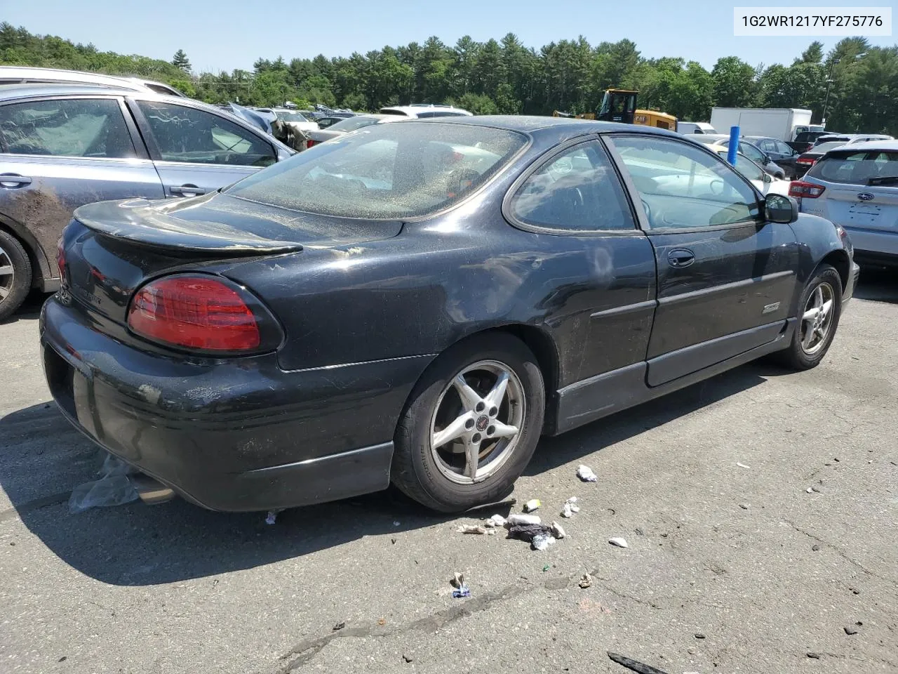 2000 Pontiac Grand Prix Gtp VIN: 1G2WR1217YF275776 Lot: 56564824