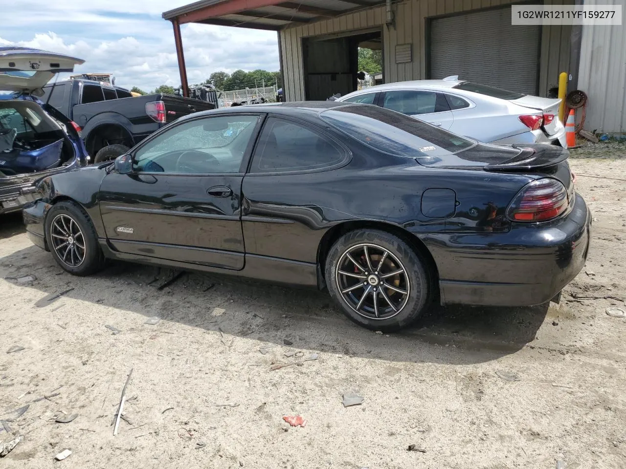 2000 Pontiac Grand Prix Gtp VIN: 1G2WR1211YF159277 Lot: 60268984