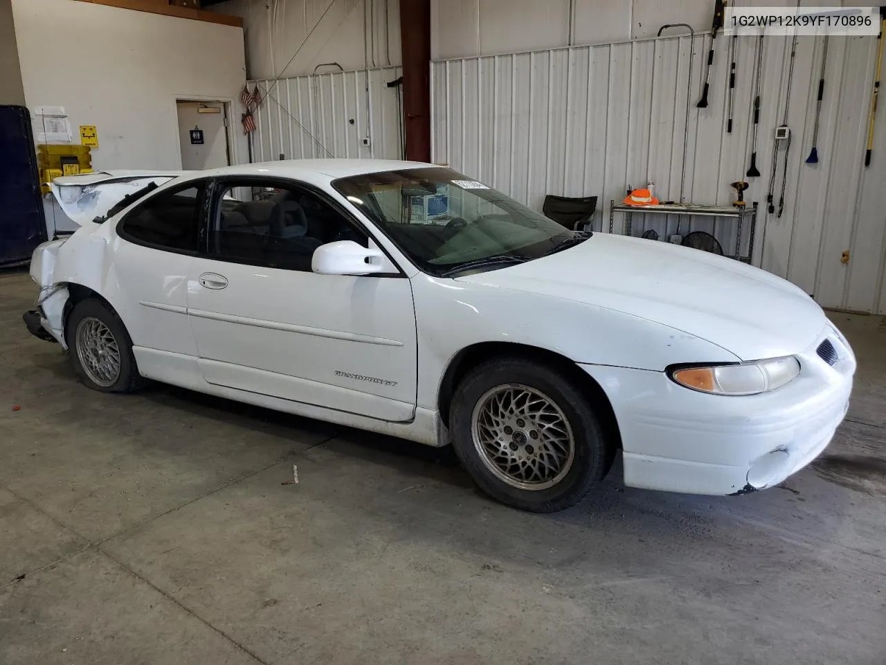 2000 Pontiac Grand Prix Gt VIN: 1G2WP12K9YF170896 Lot: 62113264