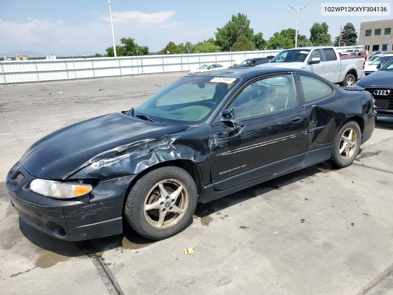 2000 Pontiac Grand Prix Gt VIN: 1G2WP12KXYF304136 Lot: 62829464