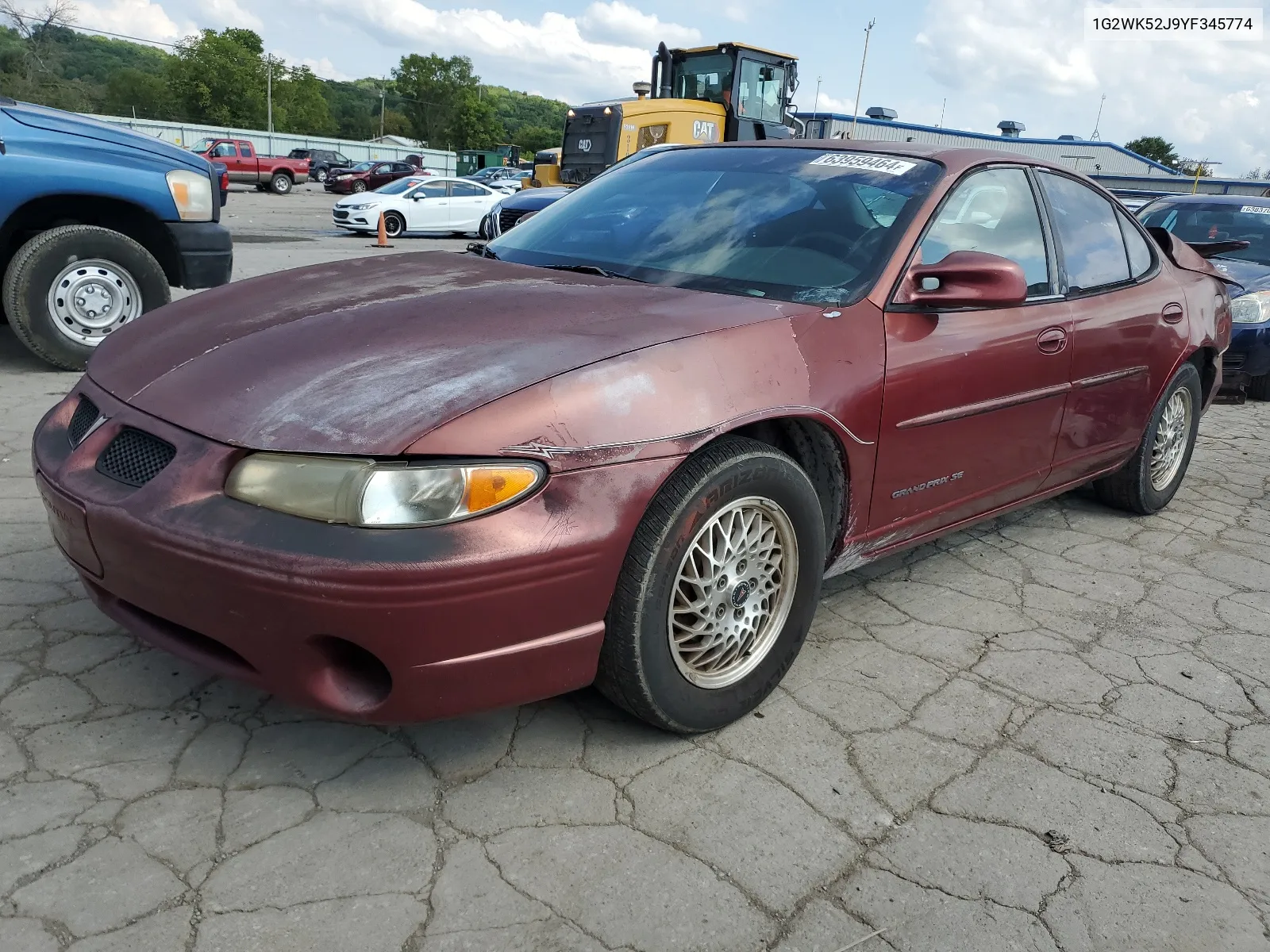 2000 Pontiac Grand Prix Se1 VIN: 1G2WK52J9YF345774 Lot: 63959464