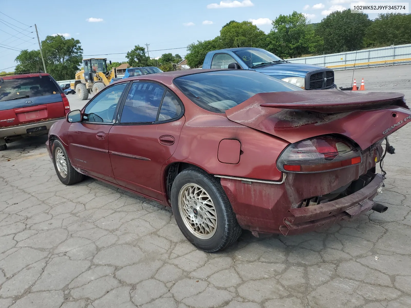 2000 Pontiac Grand Prix Se1 VIN: 1G2WK52J9YF345774 Lot: 63959464