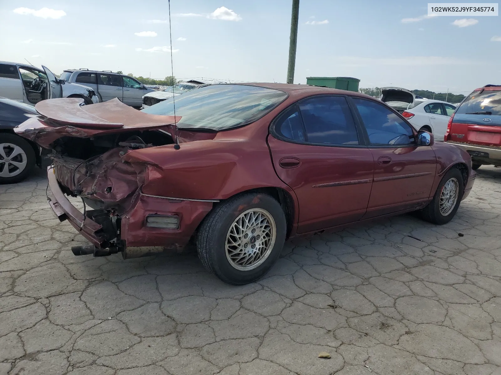 2000 Pontiac Grand Prix Se1 VIN: 1G2WK52J9YF345774 Lot: 63959464