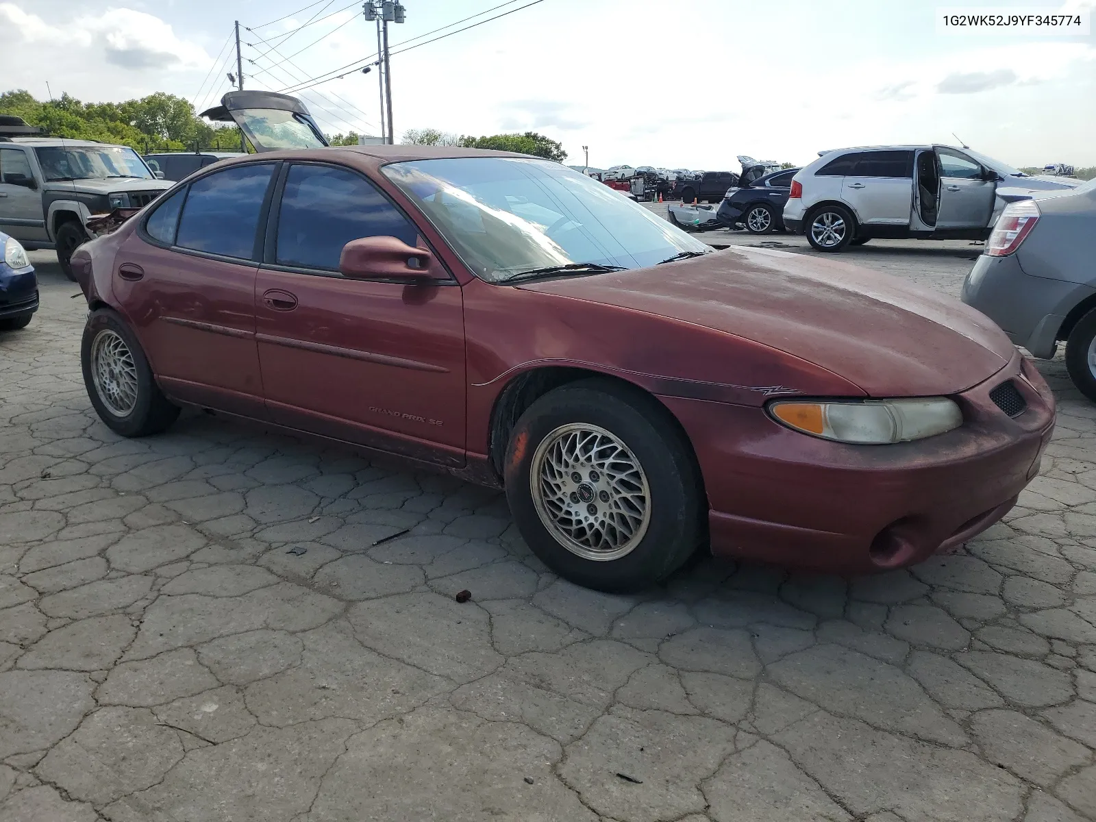 1G2WK52J9YF345774 2000 Pontiac Grand Prix Se1