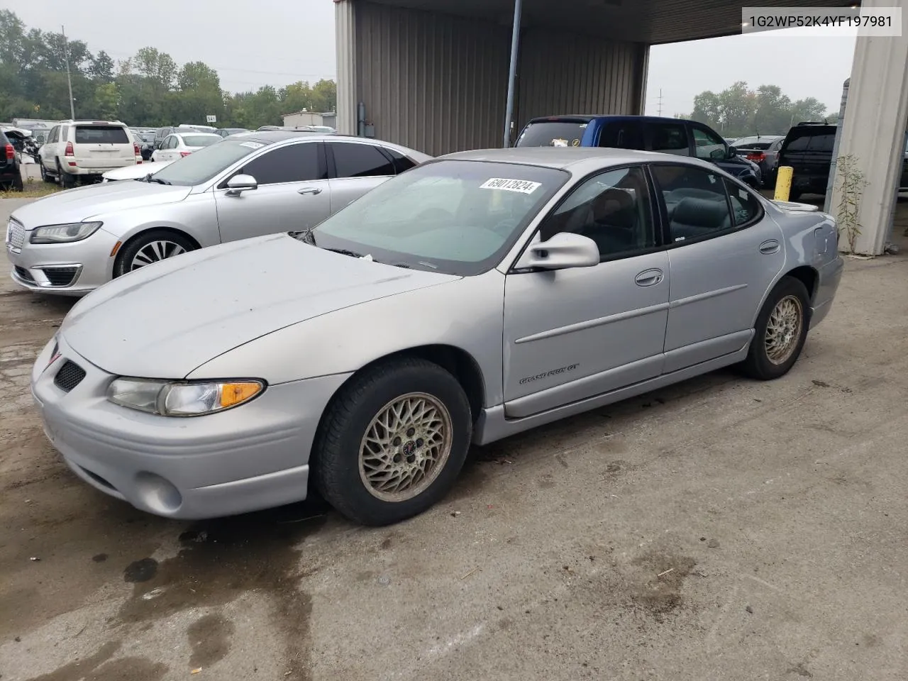 2000 Pontiac Grand Prix Gt VIN: 1G2WP52K4YF197981 Lot: 69012824