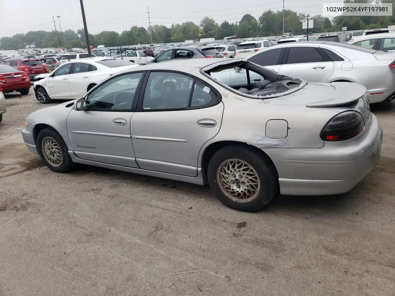 2000 Pontiac Grand Prix Gt VIN: 1G2WP52K4YF197981 Lot: 69012824