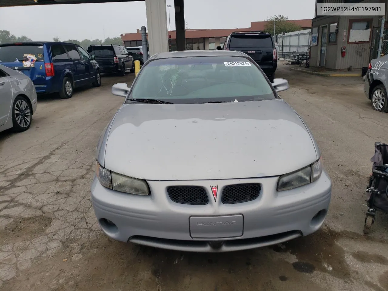 2000 Pontiac Grand Prix Gt VIN: 1G2WP52K4YF197981 Lot: 69012824