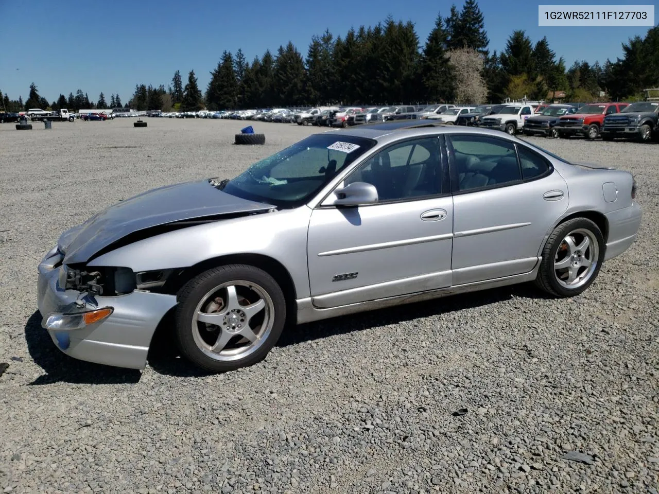 2001 Pontiac Grand Prix Gtp VIN: 1G2WR52111F127703 Lot: 51593794