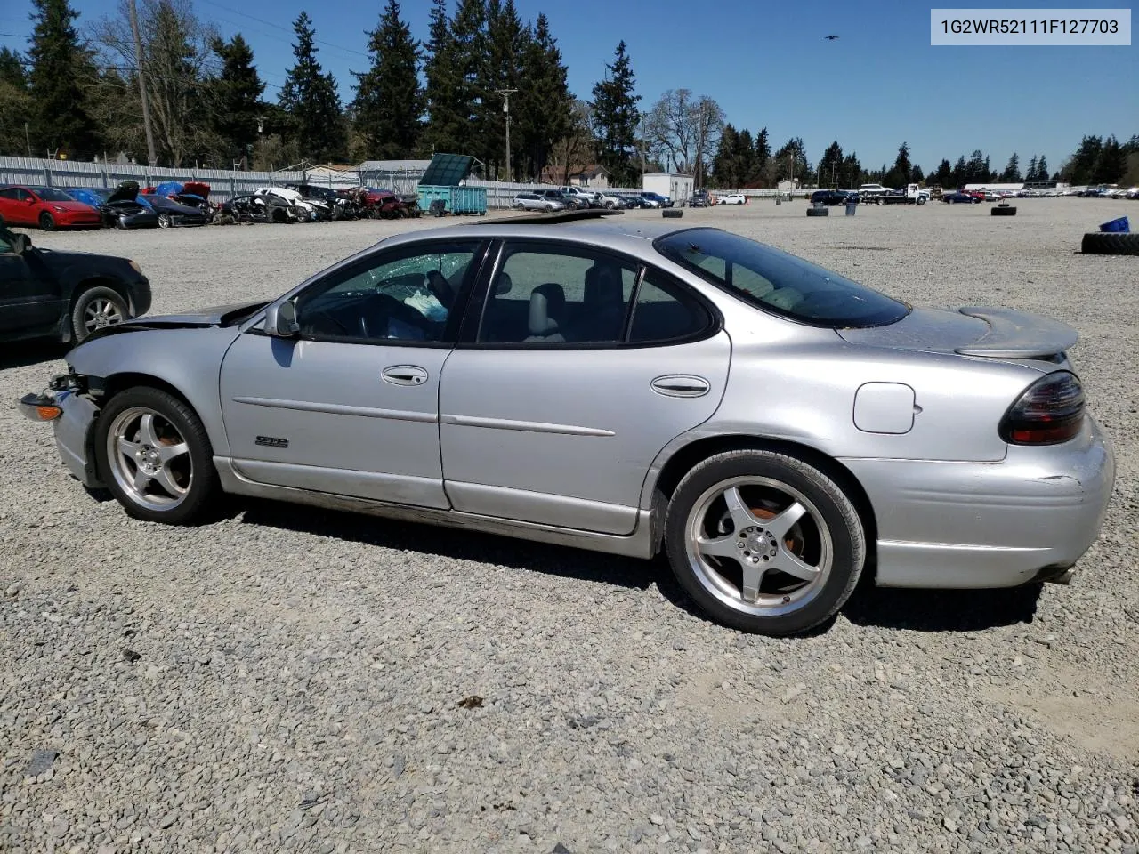 2001 Pontiac Grand Prix Gtp VIN: 1G2WR52111F127703 Lot: 51593794