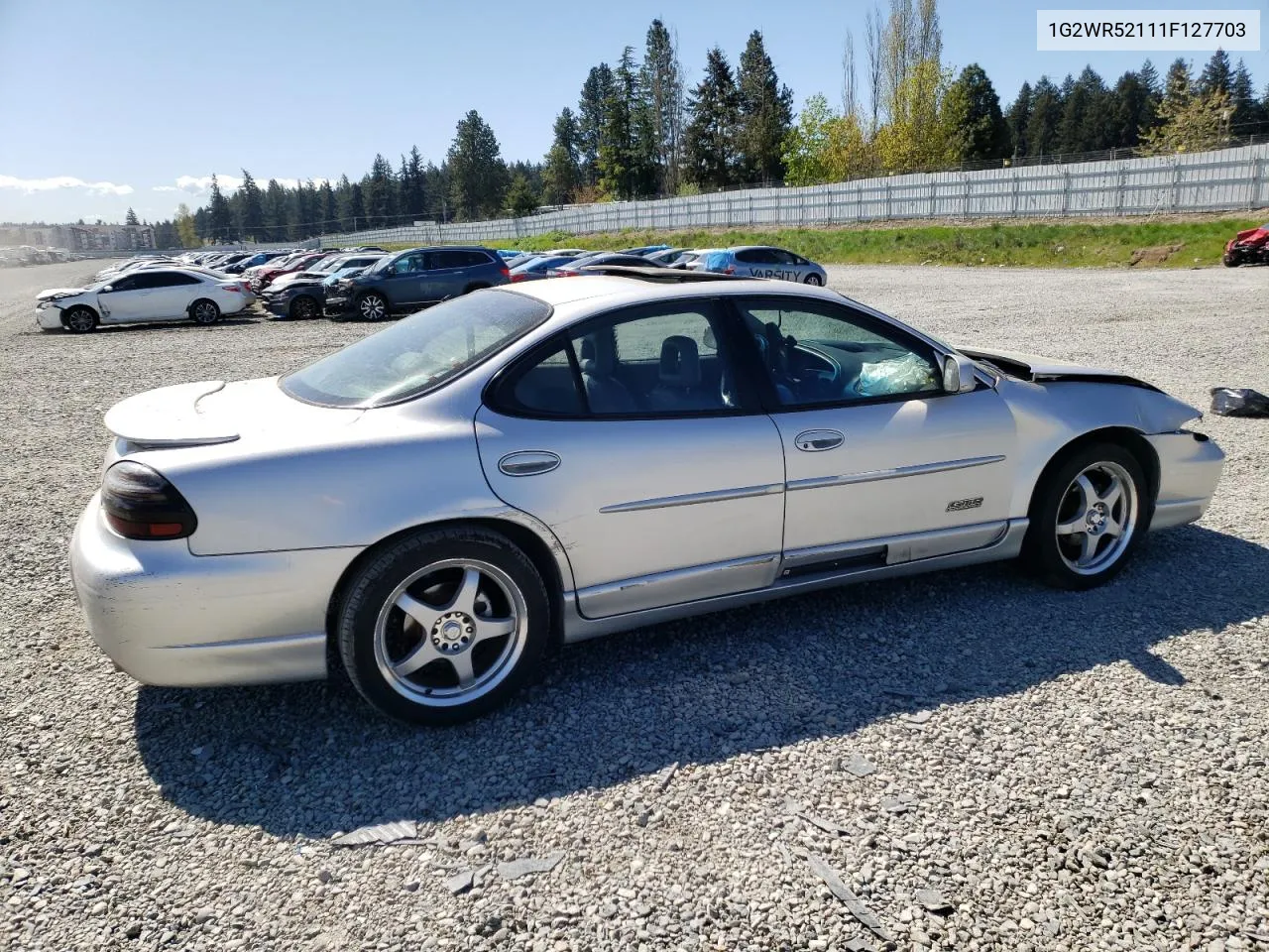 2001 Pontiac Grand Prix Gtp VIN: 1G2WR52111F127703 Lot: 51593794