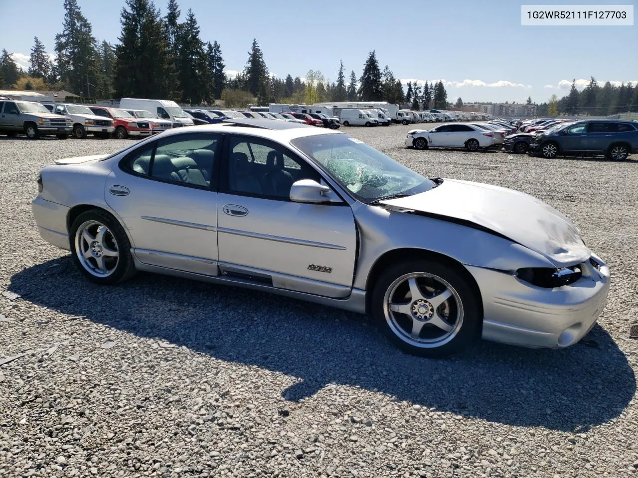 2001 Pontiac Grand Prix Gtp VIN: 1G2WR52111F127703 Lot: 51593794