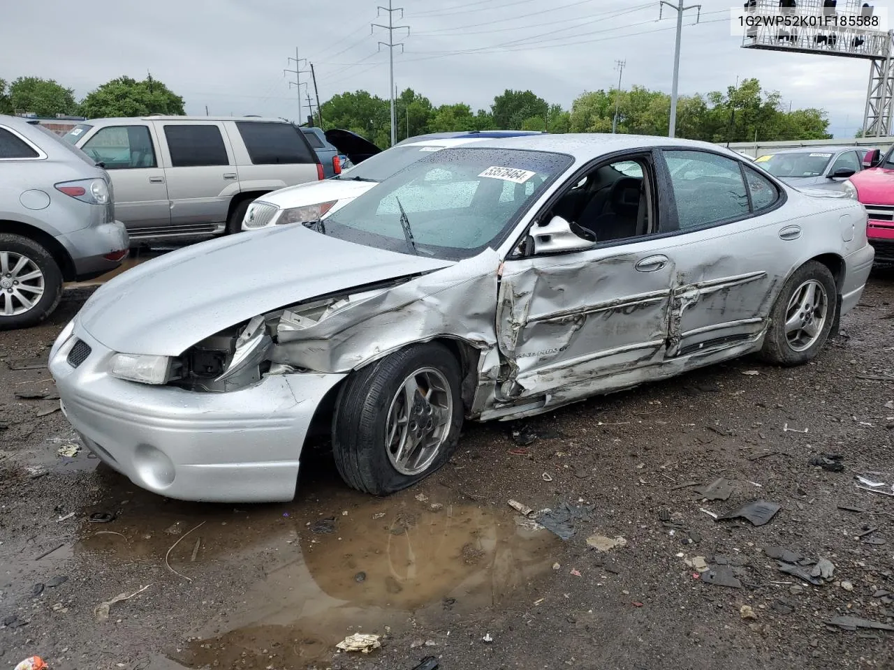 1G2WP52K01F185588 2001 Pontiac Grand Prix Gt