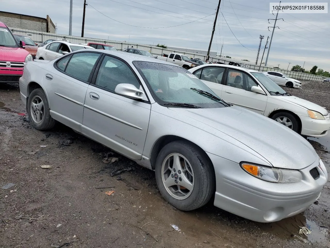 1G2WP52K01F185588 2001 Pontiac Grand Prix Gt