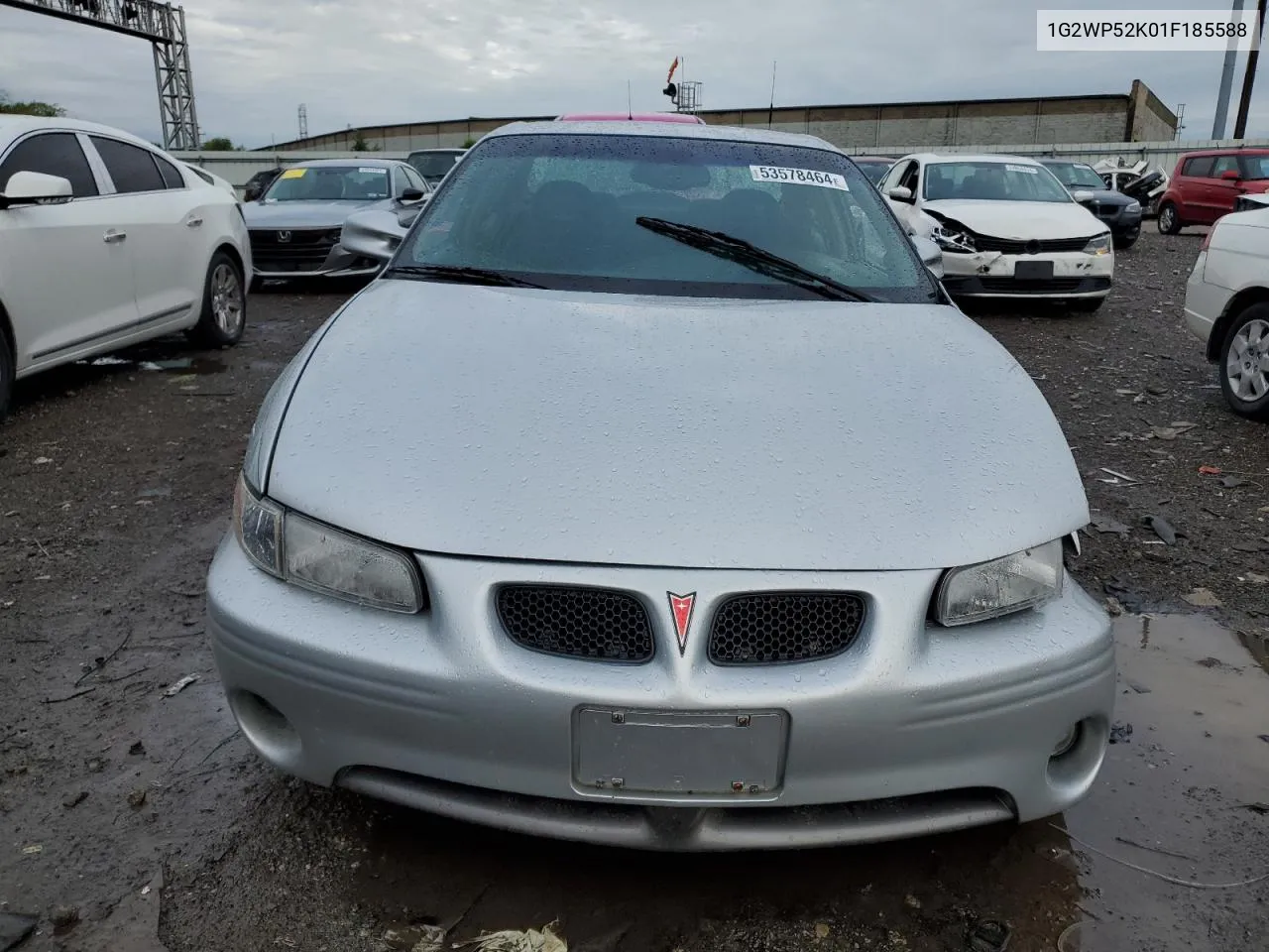 1G2WP52K01F185588 2001 Pontiac Grand Prix Gt