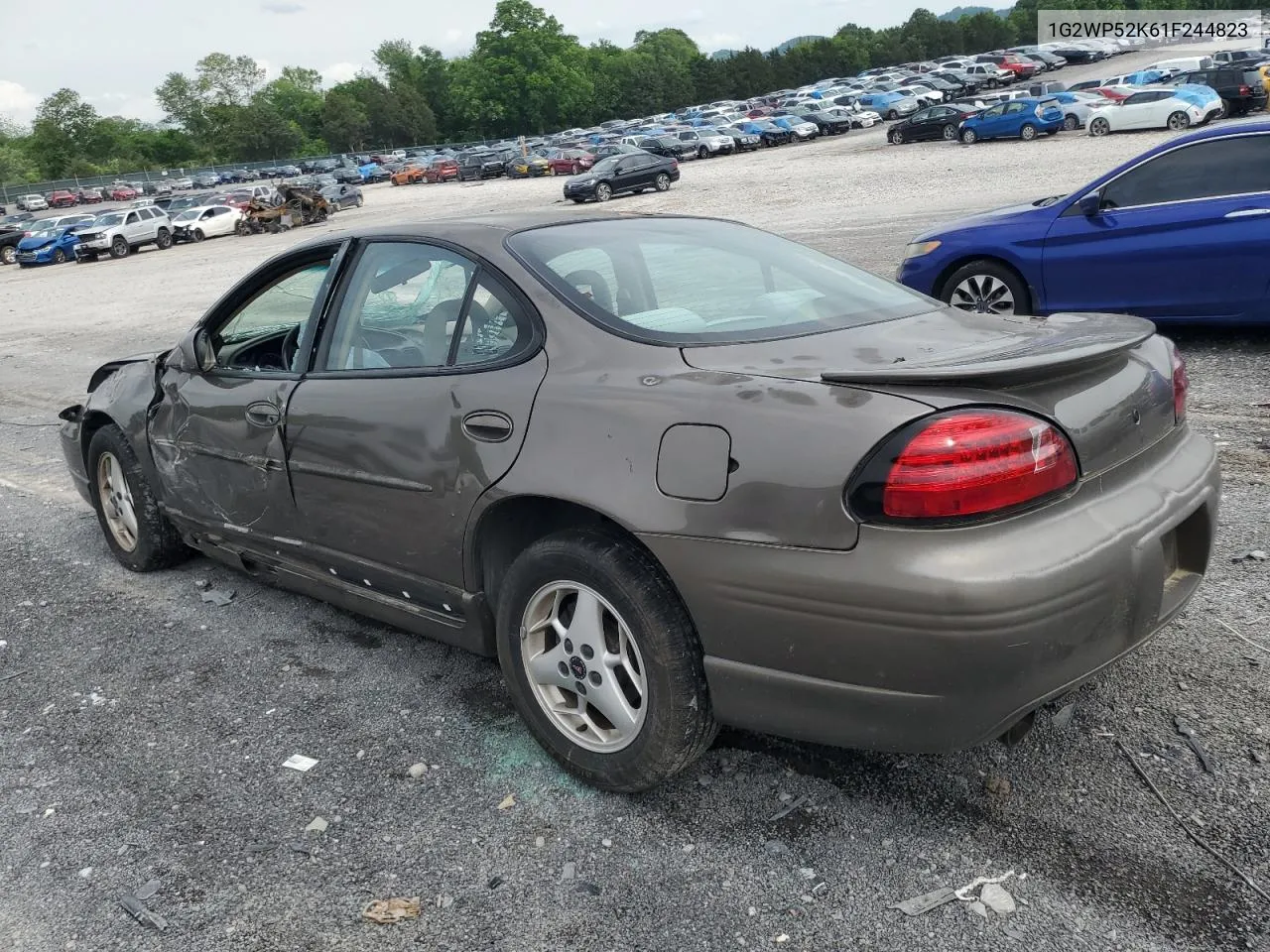 2001 Pontiac Grand Prix Gt VIN: 1G2WP52K61F244823 Lot: 53941634