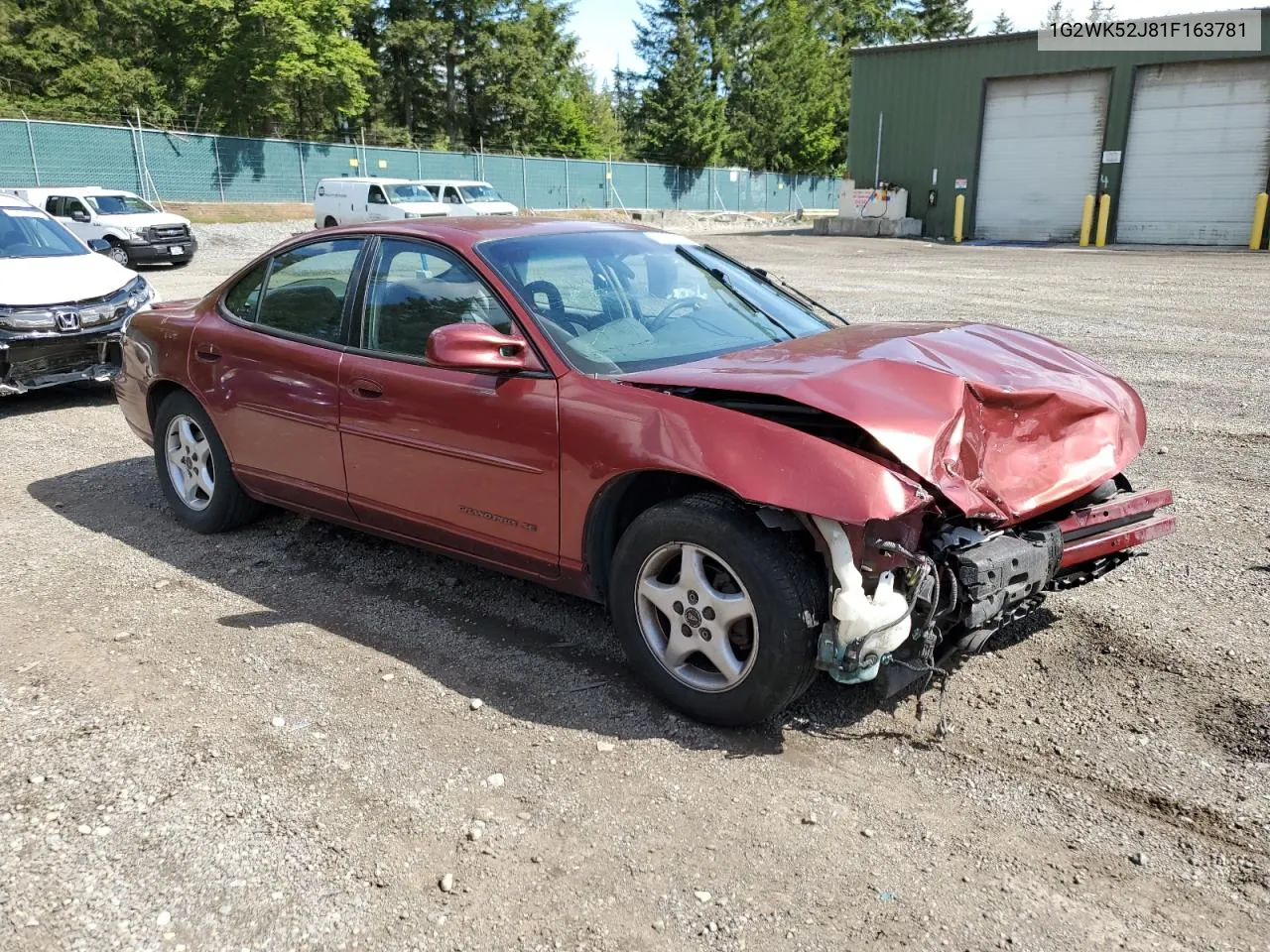 2001 Pontiac Grand Prix Se VIN: 1G2WK52J81F163781 Lot: 56906664