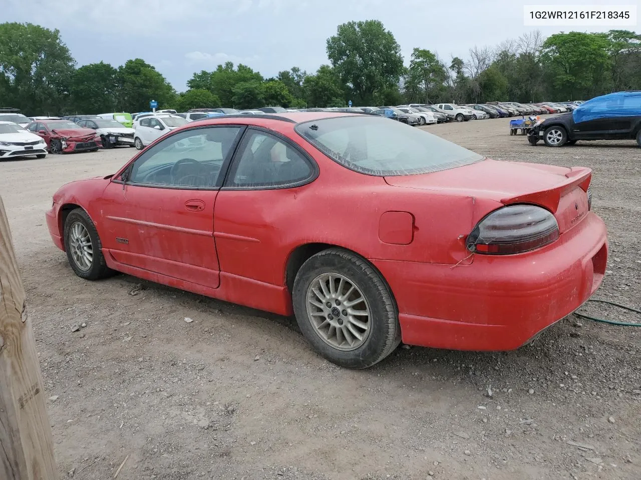 2001 Pontiac Grand Prix Gtp VIN: 1G2WR12161F218345 Lot: 57116834