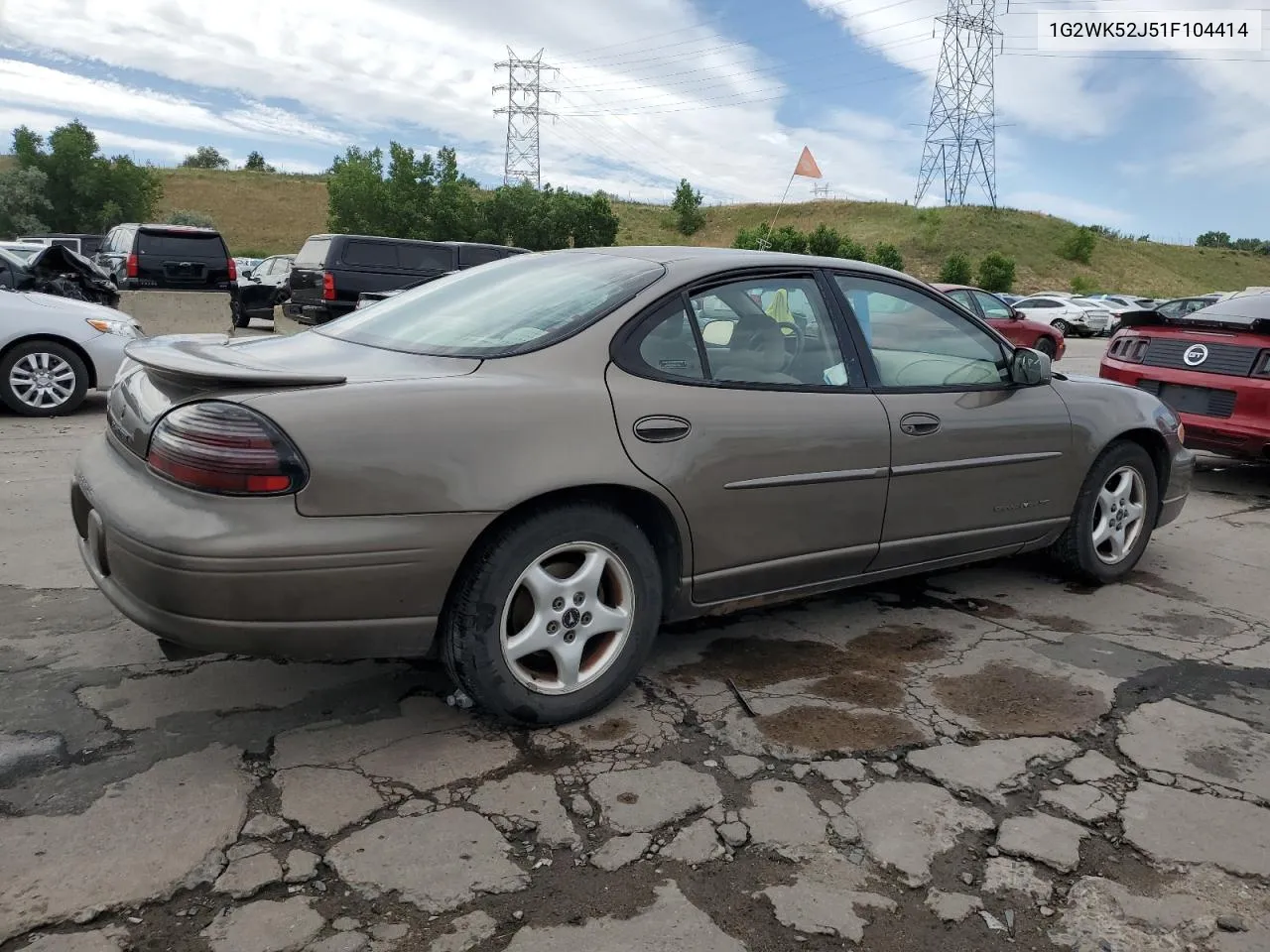 1G2WK52J51F104414 2001 Pontiac Grand Prix Se