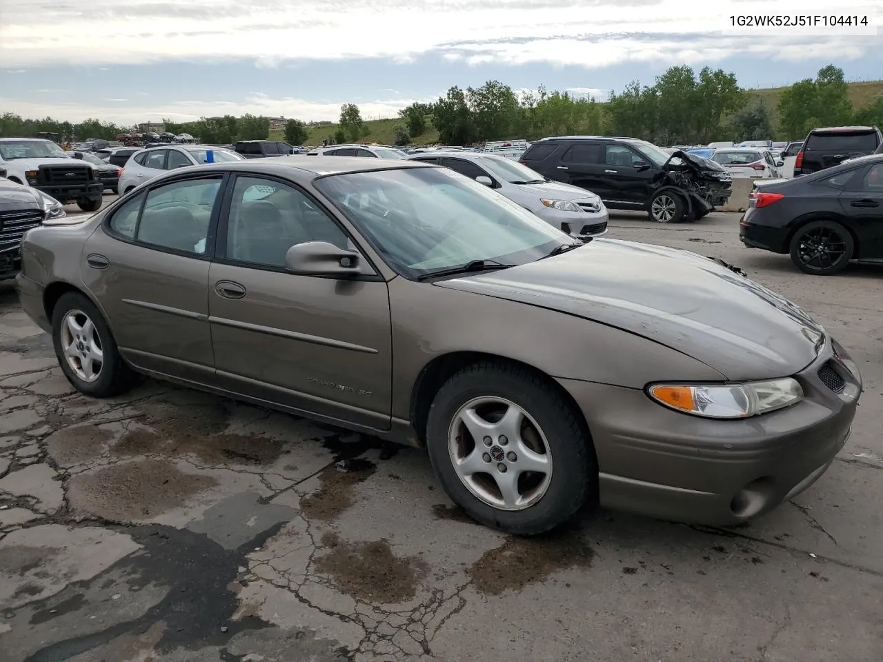 2001 Pontiac Grand Prix Se VIN: 1G2WK52J51F104414 Lot: 58532834