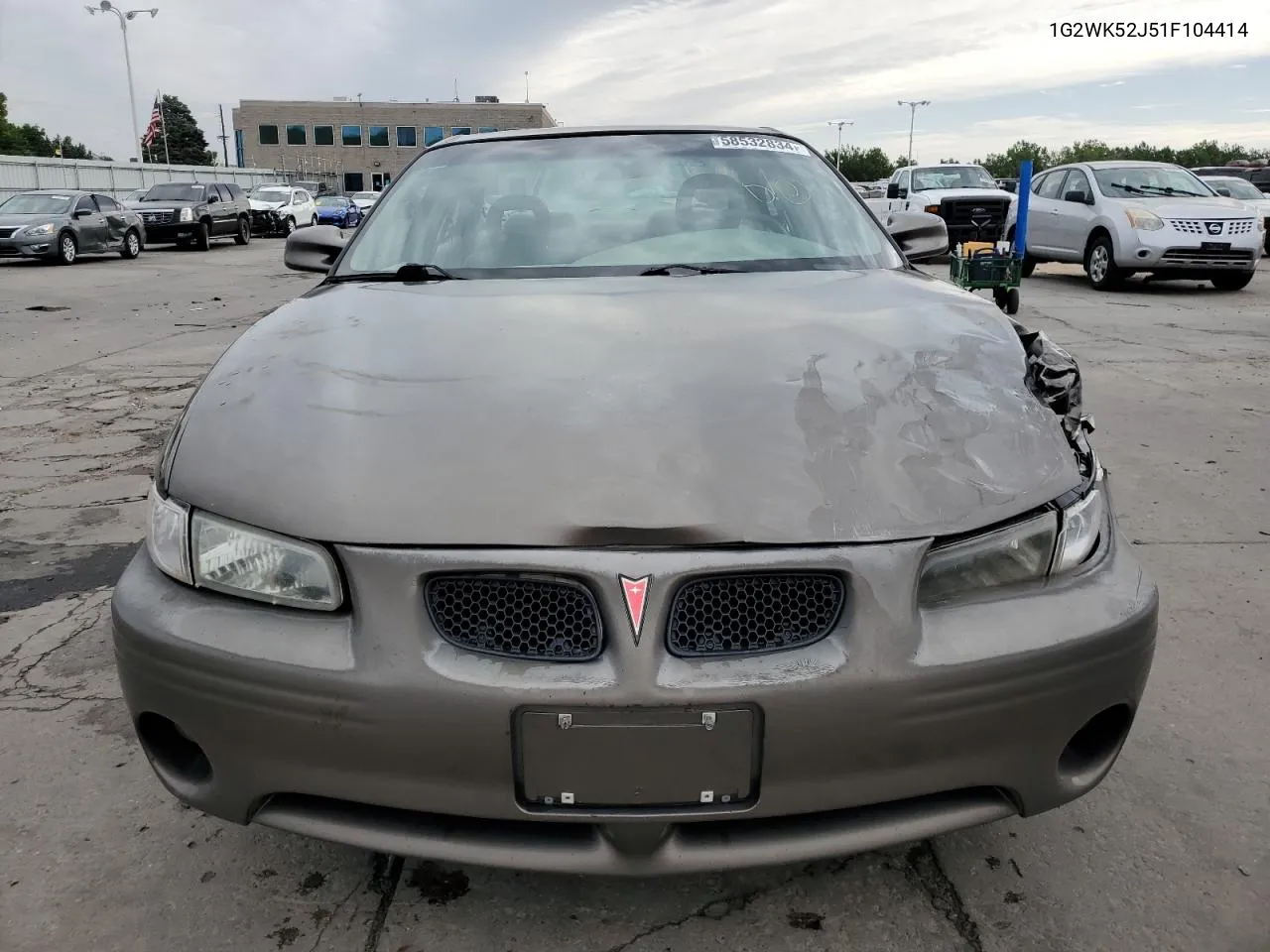 2001 Pontiac Grand Prix Se VIN: 1G2WK52J51F104414 Lot: 58532834