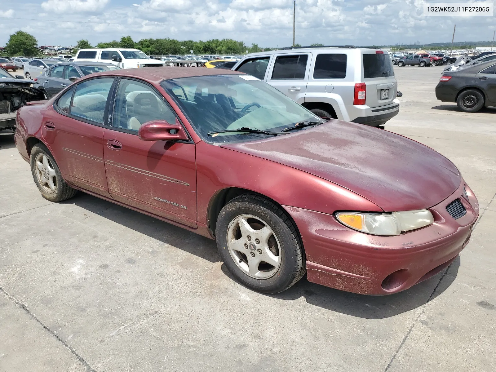 2001 Pontiac Grand Prix Se VIN: 1G2WK52J11F272065 Lot: 58720034