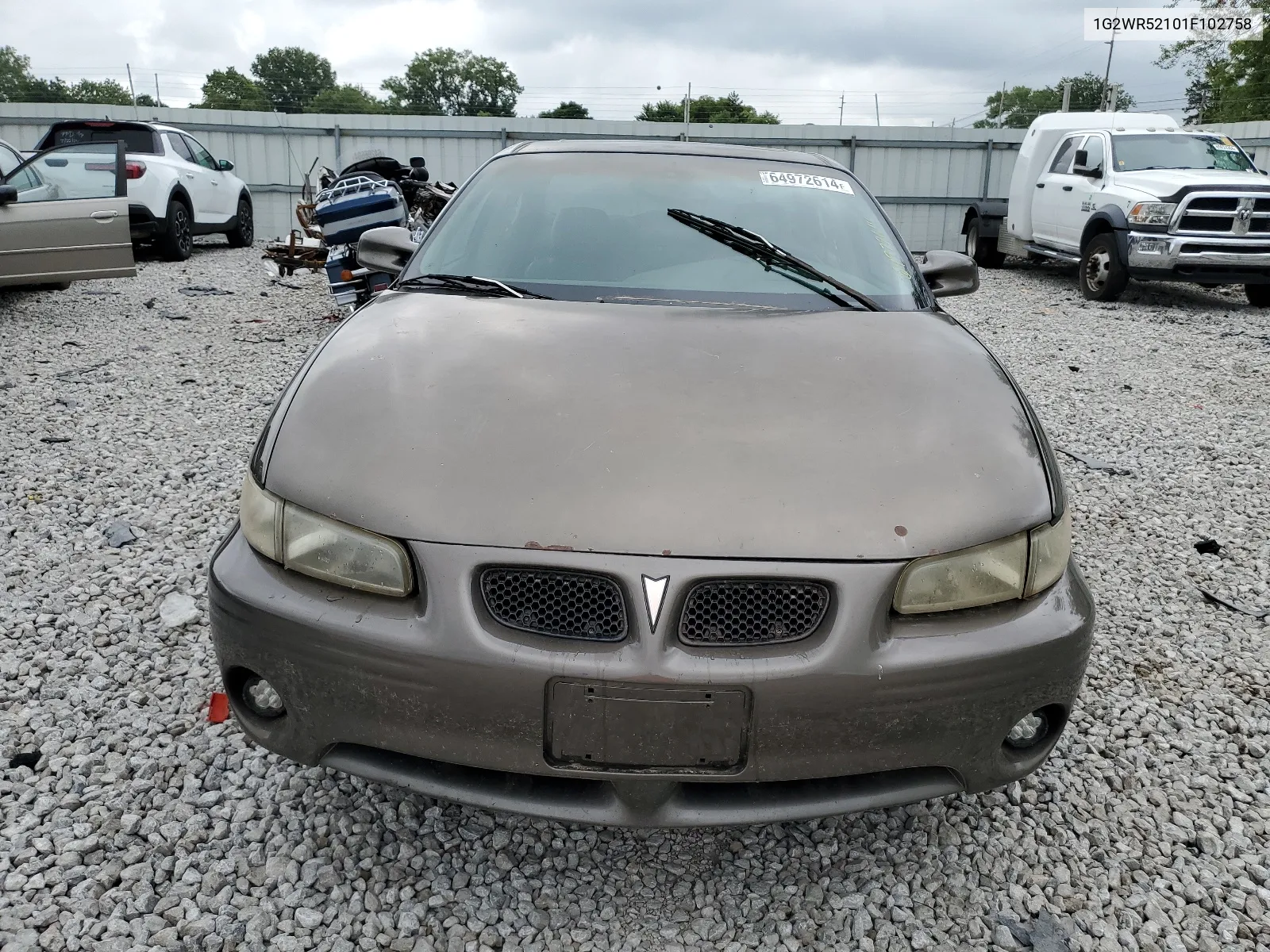 2001 Pontiac Grand Prix Gtp VIN: 1G2WR52101F102758 Lot: 64972614